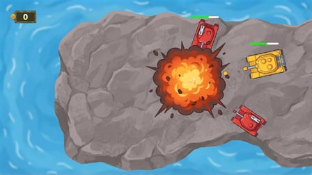Tanks on vacation - Screenshot 2