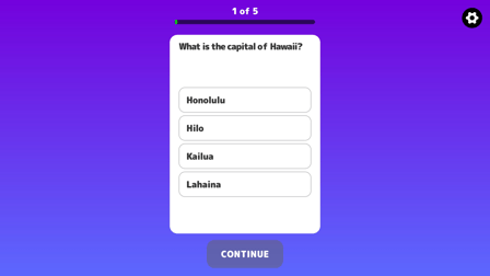 State Capitals Quiz - Screenshot 1