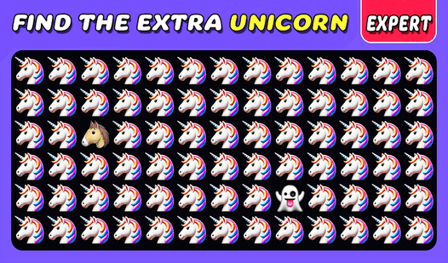 Find the Extra Unicorn EXPERT