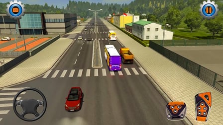 Modern City Bus Driving Simulator Game