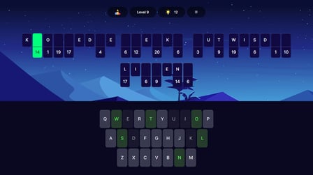 Cryptograms: Guess phrase - Screenshot 2
