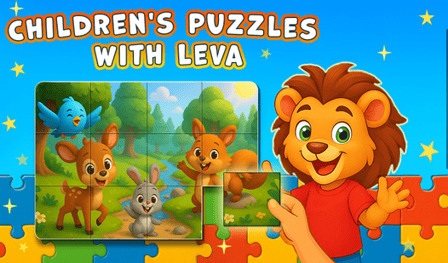 Children's puzzles with Leva
