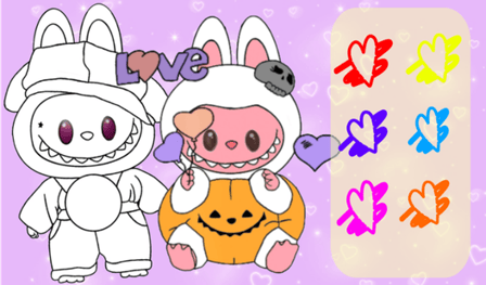 Coloring pages: Draw labuba