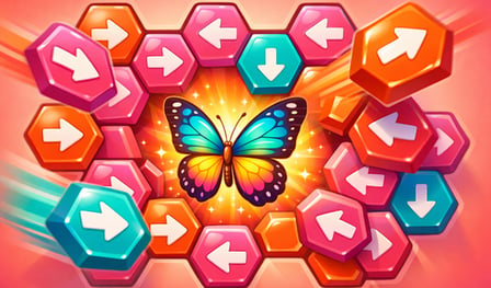 Hexa Away: Arrow Puzzle