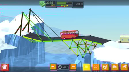 Bridge Builder: Crash Test - Screenshot 1