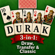 Durak 3-in-1: Draw, Transfer & Classic