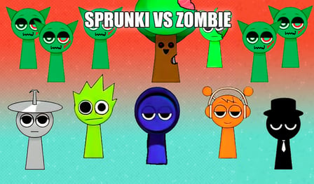 Sprunki vs Zombie