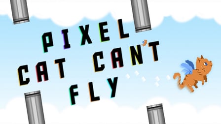 Pixel Cat Can t Fly