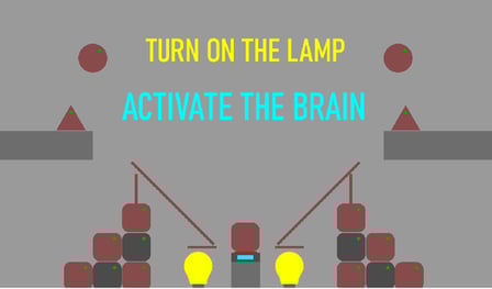 Turn on the lamp - activate the brain!