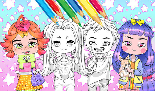 Chibi Dress Up & Coloring — jogar no 𝐏𝐥𝐚𝐲𝐠𝐚𝐦𝐚 (por Igry dlya devochek)
