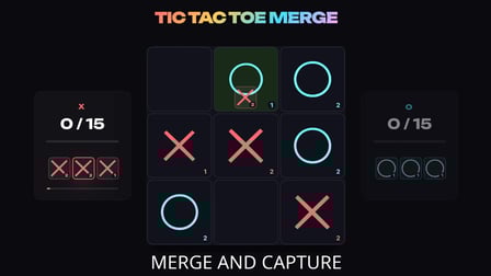 Tic Tac Toe Merge - Screenshot 2