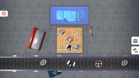 Merge Car Auction 3D! - Screenshot 1