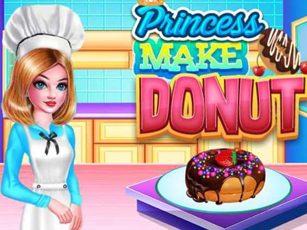 PRINCESS MAKE DONUT COOKING