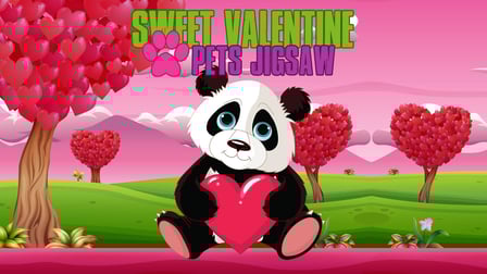 Sweet Valentine Pets Jigsaw