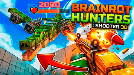 Brainrot Hunters: Shooter 3D