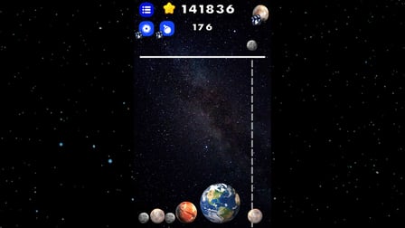 Planetarium merge: Match the planets - Screenshot 1