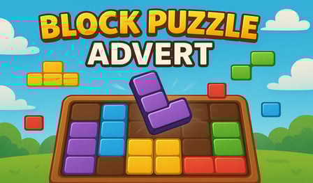 Publicité de Puzzle de Bloc
