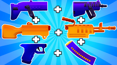Blocks Shooter 3D! Run, Shoot, Merge Weapons!