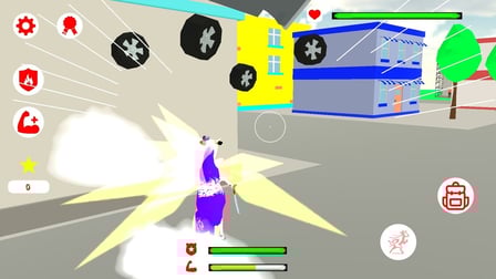 Horns, guns and a helicopter - Screenshot 4