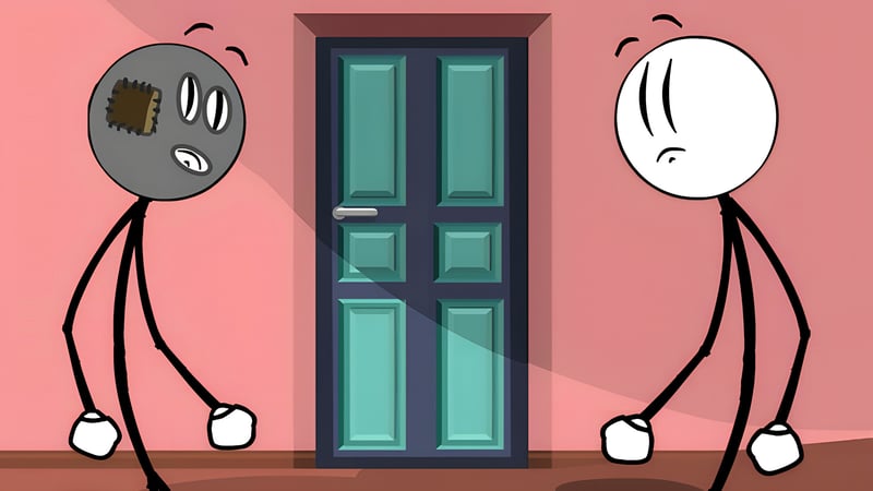 Stick Doors and Island