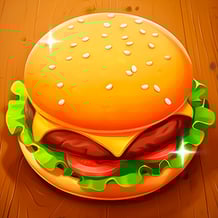 Burger-simulador de culinária para crianças pequenas