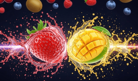 Fruit Fusion: One Line