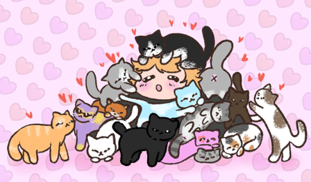 Tap the cats!