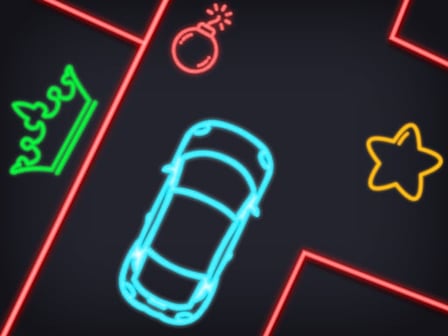 Neon Car Puzzle