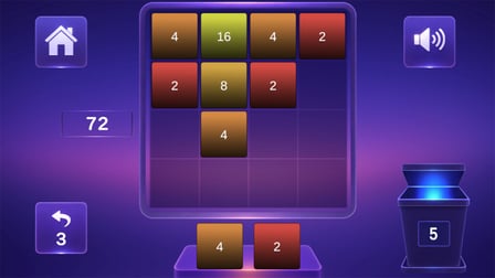 Perfect Merge 2048 - Screenshot 1