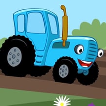 Blue Tractor - PuzzleMania