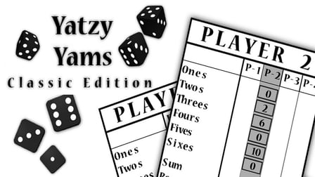 Yatzy Yahtzee Yams Classic Edition