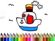 BTS Boat Coloring