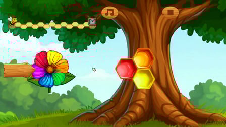 Colored Honeycombs - Screenshot 1