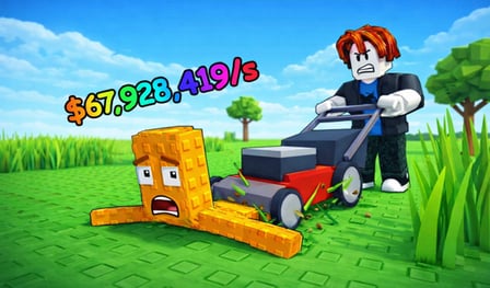 Mow the Lawn for Brainrots: Online