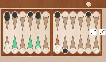 Short Backgammon for Two