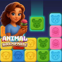 Animal Block Pop Puzzle