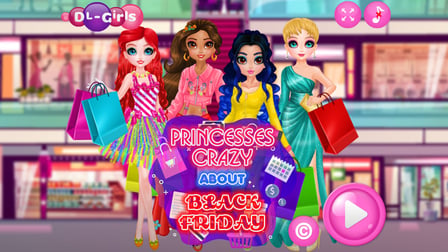 Princesses Crazy About Black Friday