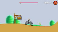 Motor Bike Hill Racing 2D