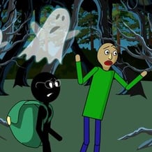 Baldi in the forest