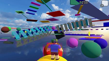 Obby Robbie jump - Screenshot 1