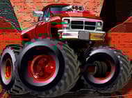 Crazy Monster Trucks Puzzle
