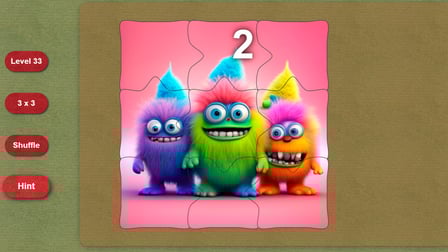 Puzzles with monsters - Screenshot 2