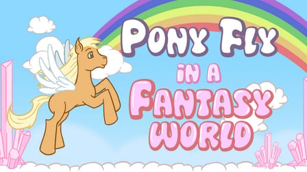 Pony Fly in a Fantasy World