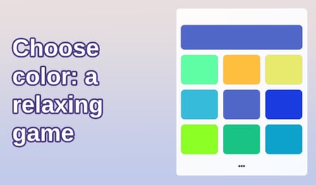 Choose color: a relaxing game