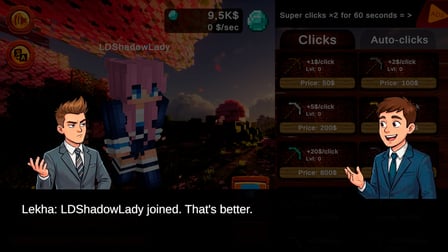 ClickerCraft: From Noob to Top - Screenshot 2