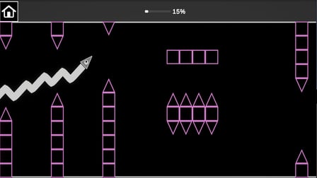 Geometric arrow: battle against monsters - Screenshot 1