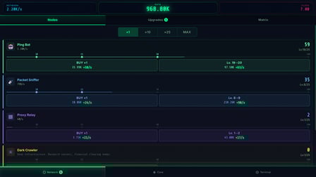 Signal Empire: cyberpunk clicker - Screenshot 4