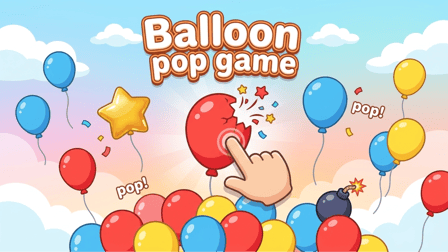Balloon pop game
