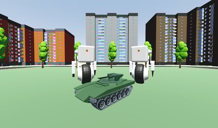 Tank vs Robots 3D