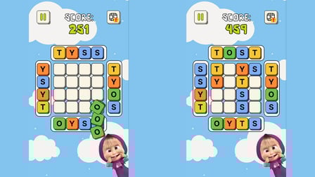 Play with Masha: collect the cubes! - Screenshot 2